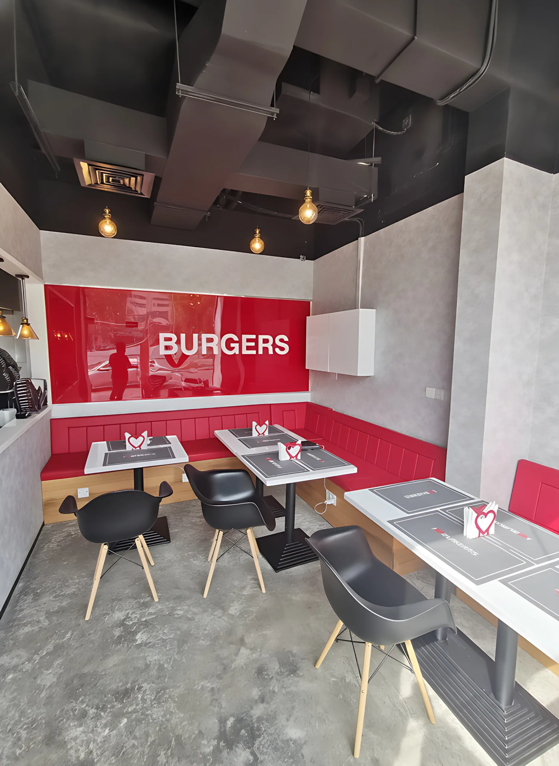 I Love Burger Restaurant Fit-Out - photo 4