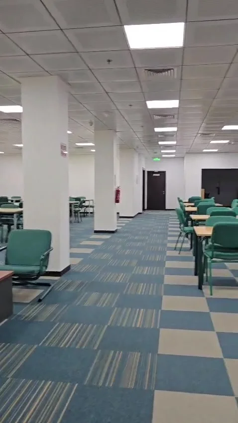 Library Carpet Installation - before 3