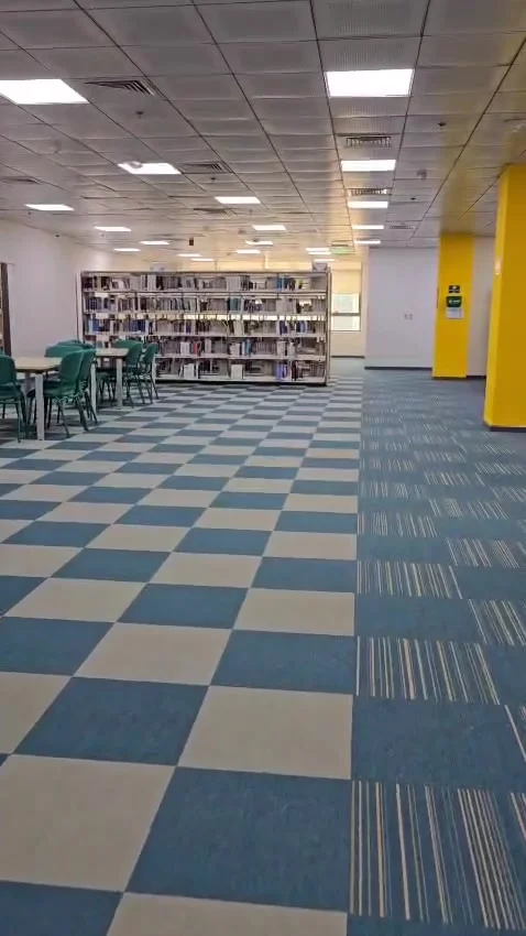 Library Carpet Installation - before 5