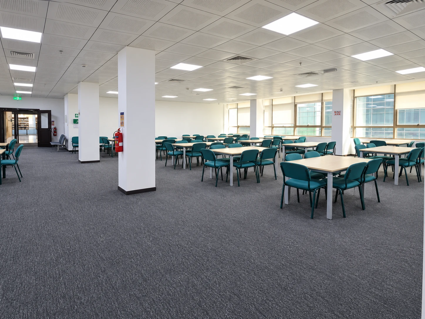 Library Carpet Installation