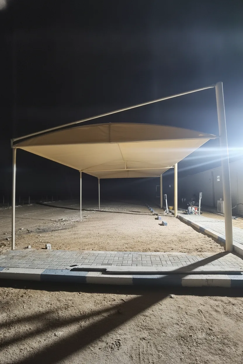Qusahwira Car Park Shade Structure - photo 3