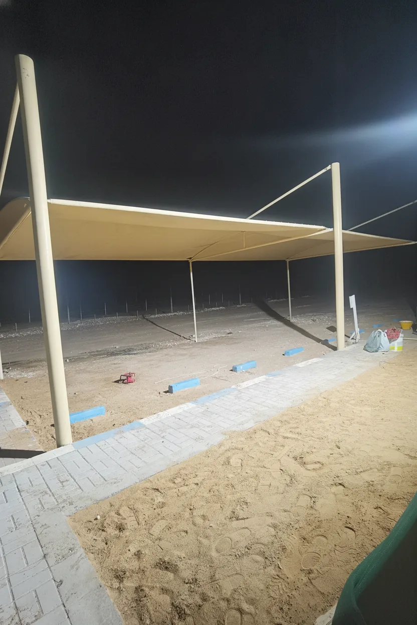 Qusahwira Car Park Shade Structure - photo 2