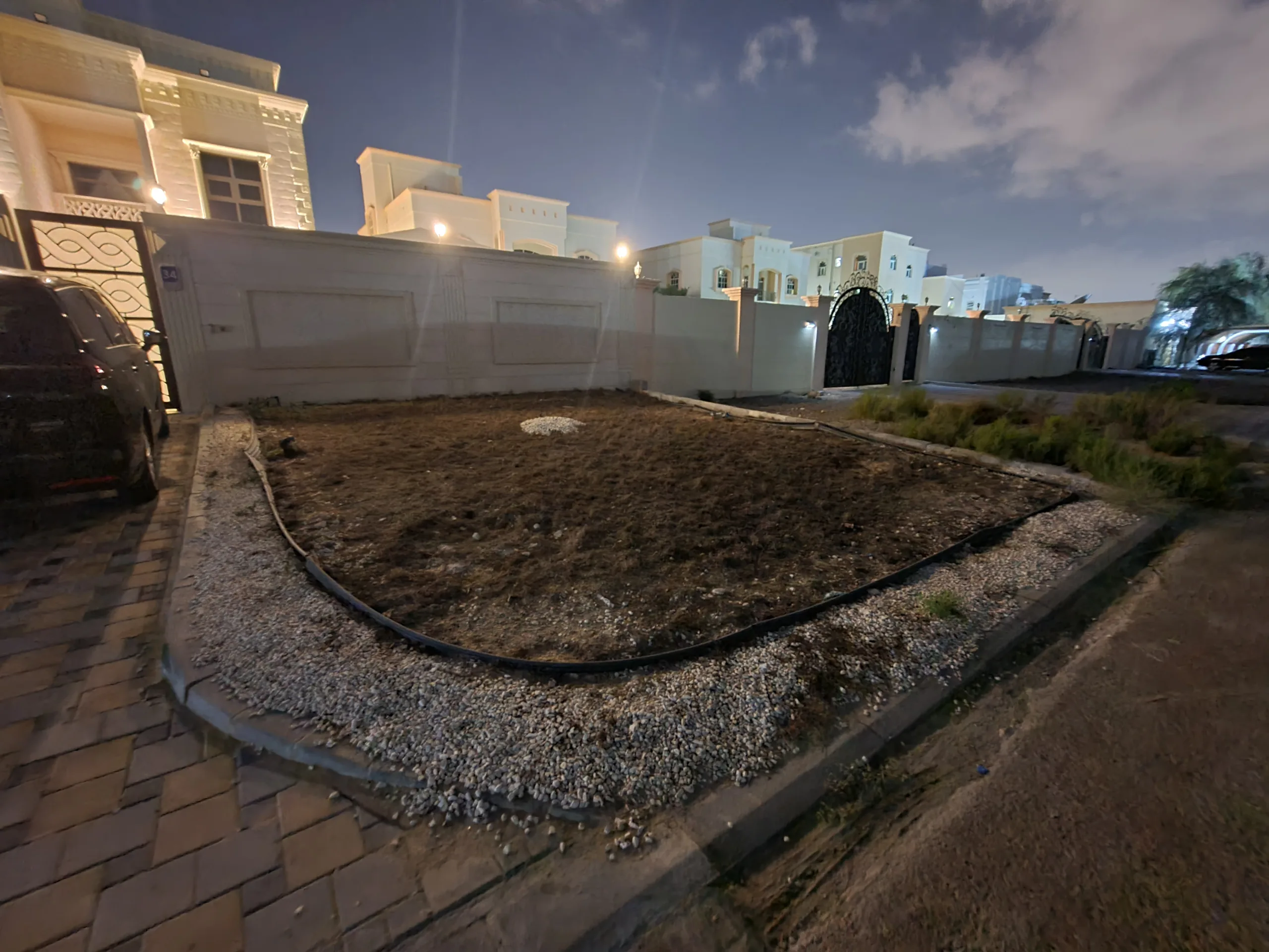 Al Shamkha Villa Landscaping - before 2