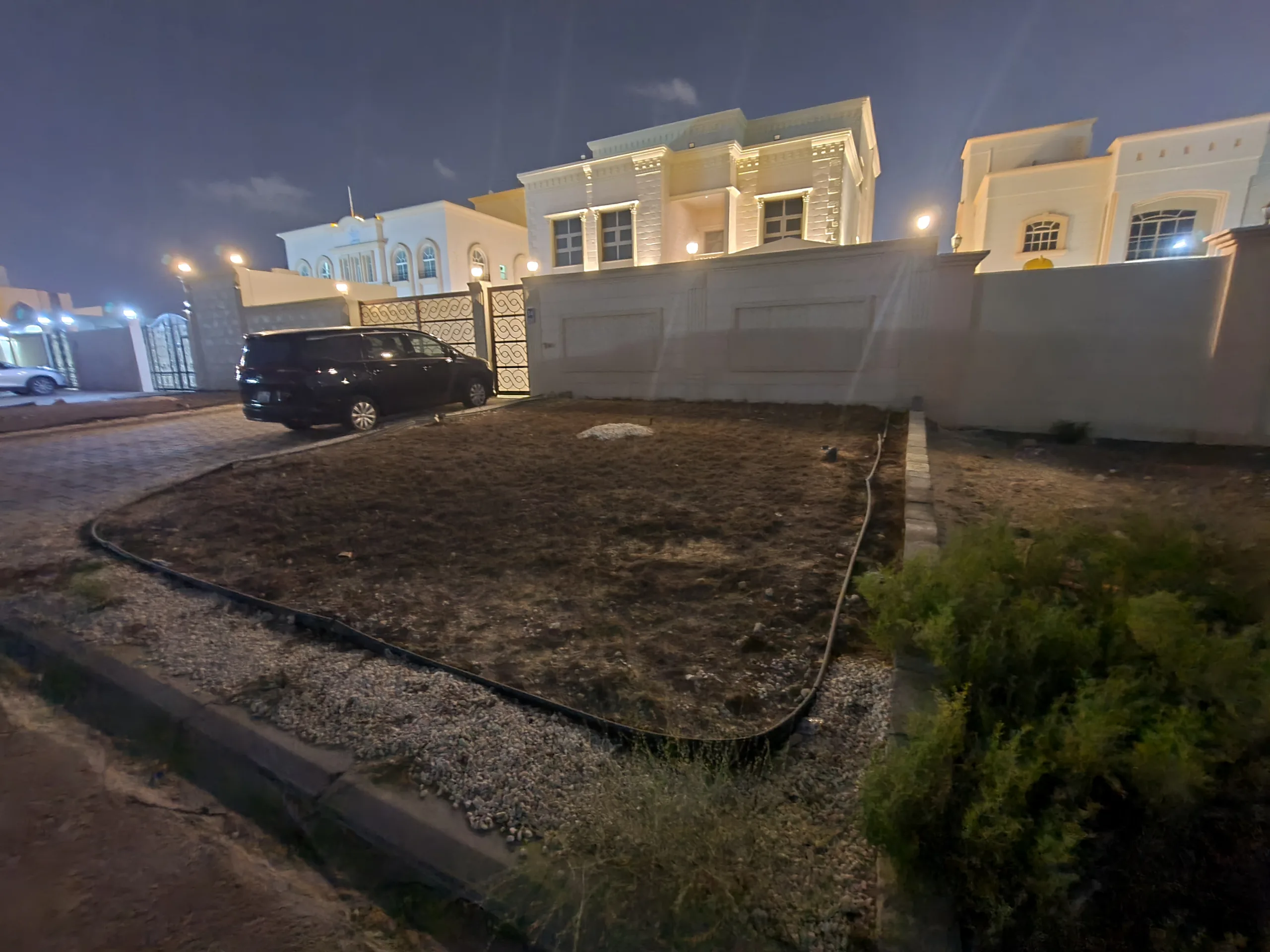Al Shamkha Villa Landscaping - before 1